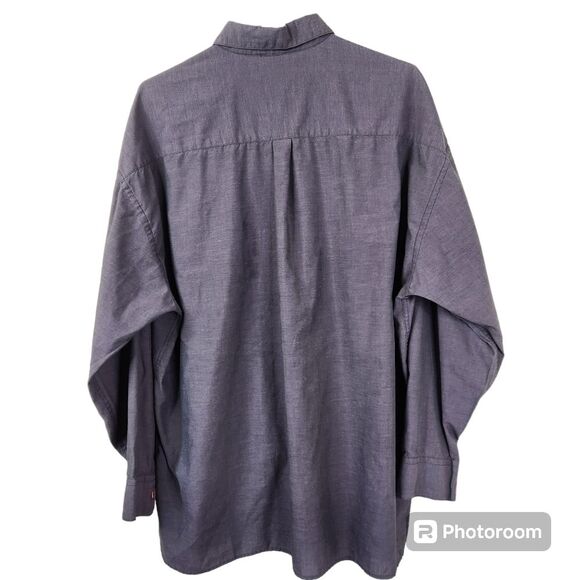 Vintage Pierre Balmain Cotton Blend Button Down Shirt Size XL - Picture 2 of 7